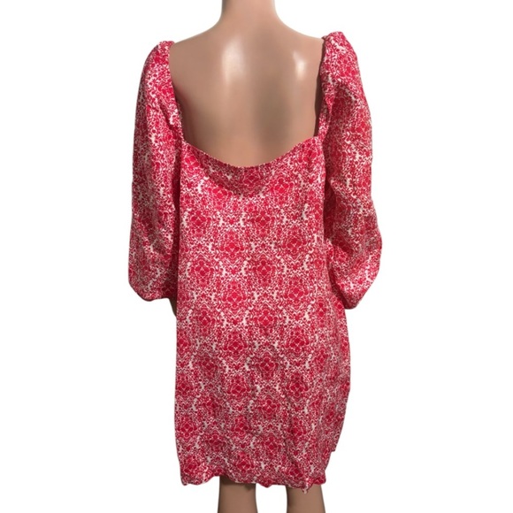 BODEN Women’s Linen Puff Sleeve Mini Shift Dress - Picture 5 of 16